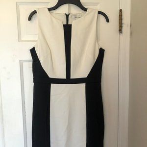 White House Black Market Colorblock Sheath Size 10